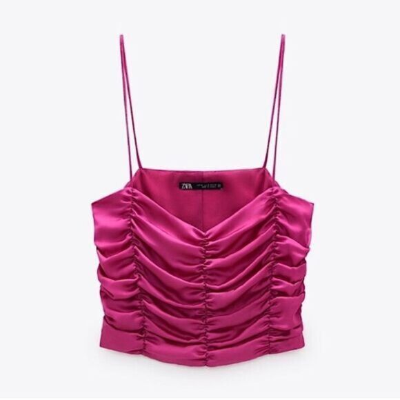 ZARA CROP TOP - Picture 1 of 8